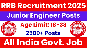RRB JE (Junior Engineer) Recruitment 2025 - Apply Online for 2570 Posts
