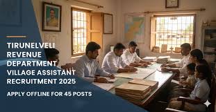 திருநெல்வேலி வருவாய் துறை ஆட்சேர்ப்பு 2025 – 45 கிராம உதவியாளர் பணியிடங்கள்