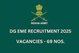 Indian Army DG EME Recruitment 2025 - Apply Offline for 69 LDC, MTS and More Posts