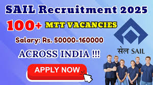 SAIL Management Trainees (Tech) Recruitment 2025 - Apply Online for 124 Posts