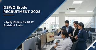 DSWO ஈரோடு வேலைவாய்ப்பு 2025 – மூத்த ஆலோசகர், ஐடி உதவியாளர், வழக்கு பணியாளர் பணிகளுக்கு விண்ணப்பிக்கவும்