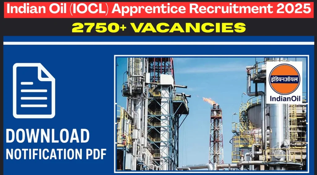 இந்தியன் ஆயில் நிறுவனத்தில் 2757 காலியிடங்கள் அறிவிப்பு! தேர்வு கிடையாது / Indian Oil Corporation announces 2757 vacancies! No exam