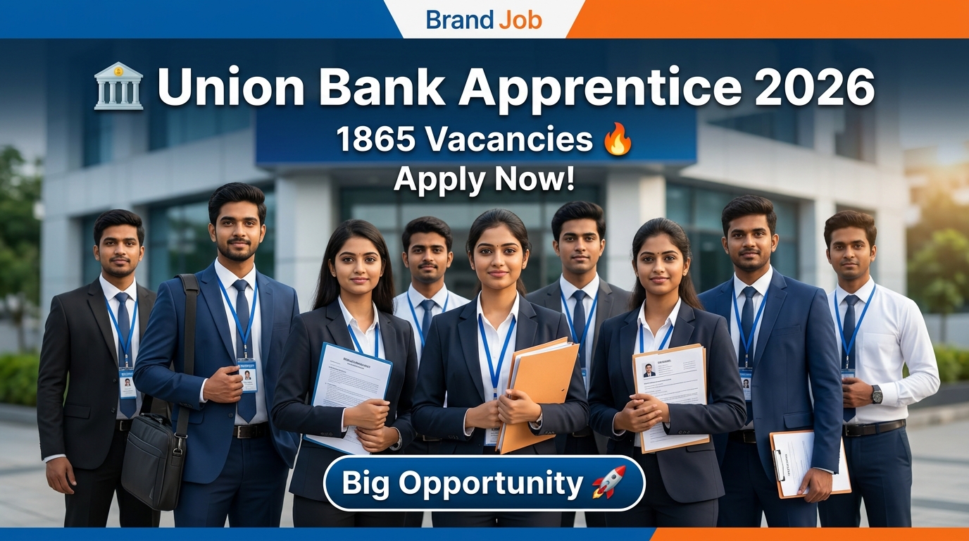 🏦 Union Bank of India Apprentice Recruitment 2026 – 1865 Vacancies 🔥 Apply Now!