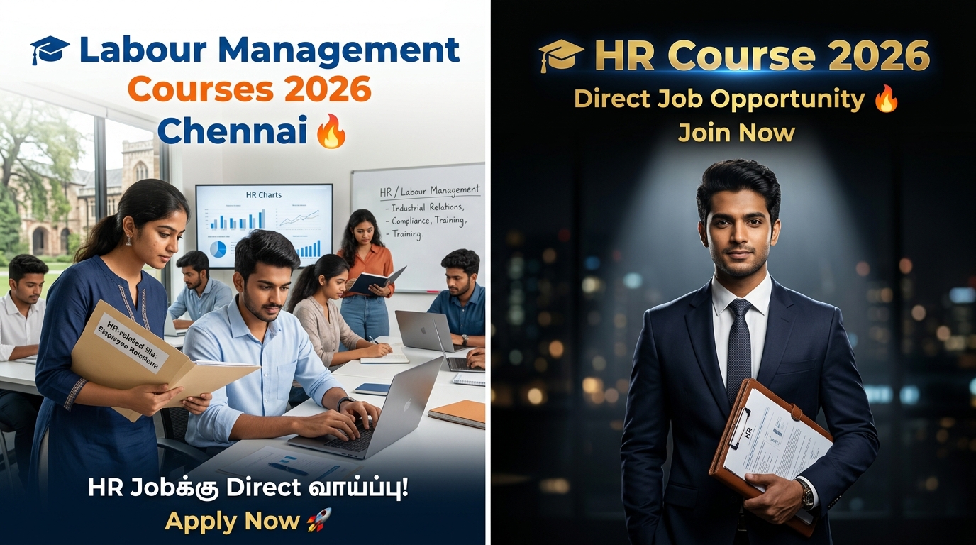 🎓 Labour Management Courses 2026 Chennai: HR Jobக்கு Direct வாய்ப்பு! Apply Now 🔥
